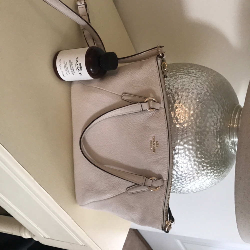 Coach purse and leather cleaner